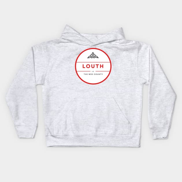 Louth, County and GAA Colours Kids Hoodie by TrueCelt